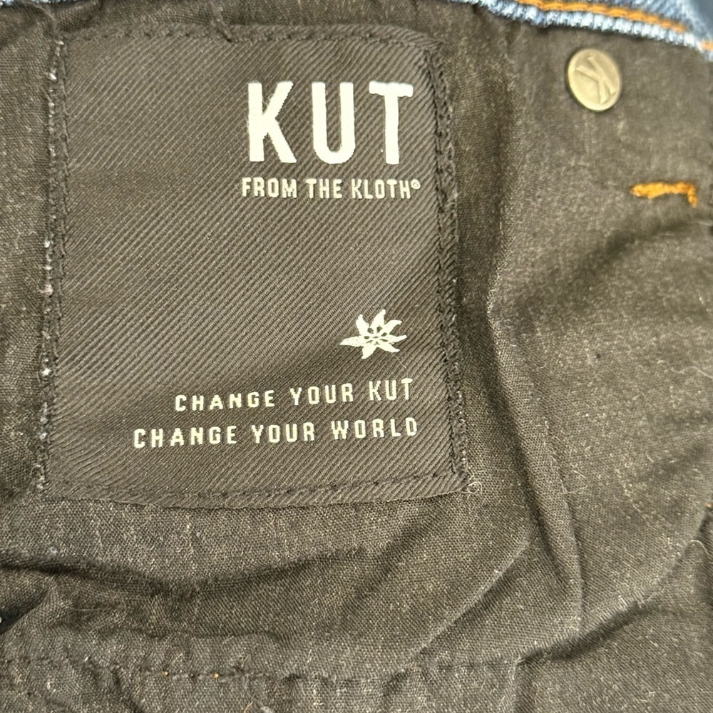 KUT from the Kloth  Womens Blue Catherine Boyfriend Jeans Stretch Size 6 - Picture 11 of 11